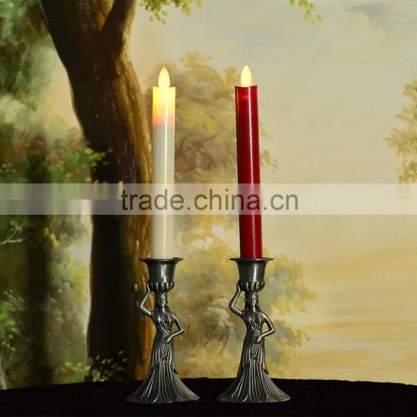 Wholesale 6 Inch Flameless LED Church Candle, LED Taper Candle, Christmas Led Candle Pink Flameless Candles Quality Choice photo-3
