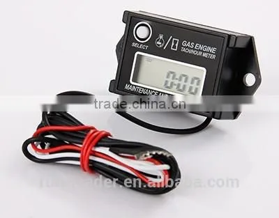 Digital Resettable Waterproof Inductive Tacho Hour Meter Used For Motorcycle,Marine,Boat,Snowmobile,Lawn Mower,Generator,Jet Ski photo-2