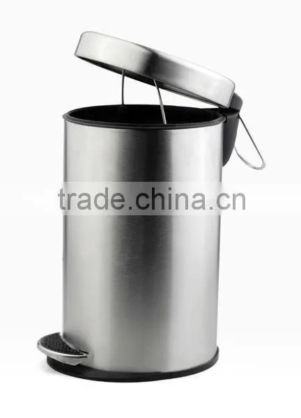 STAINLESS STEEL PLAIN PEDAL BIN