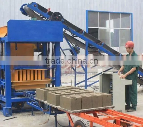 QT 4-25 Automatic Dirt Brick Making Machine,Automatic Earth Building Block Making Machine photo-5