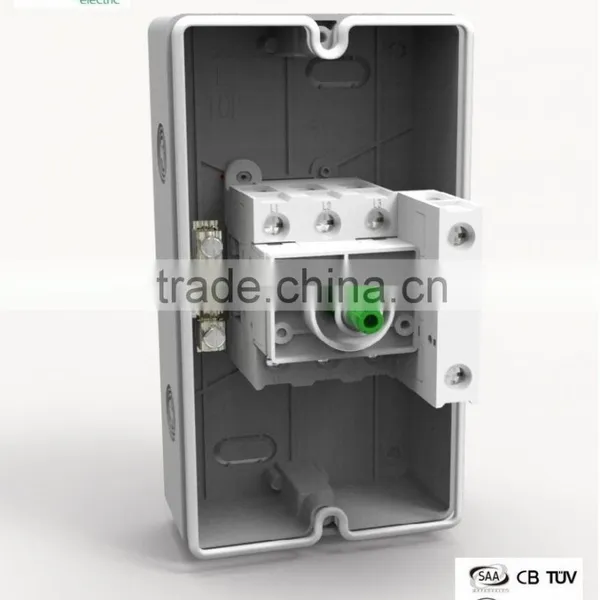 AC Isolator Switch Enclosure IP66 PV Solar 690V 20A-80A 3pole photo-2
