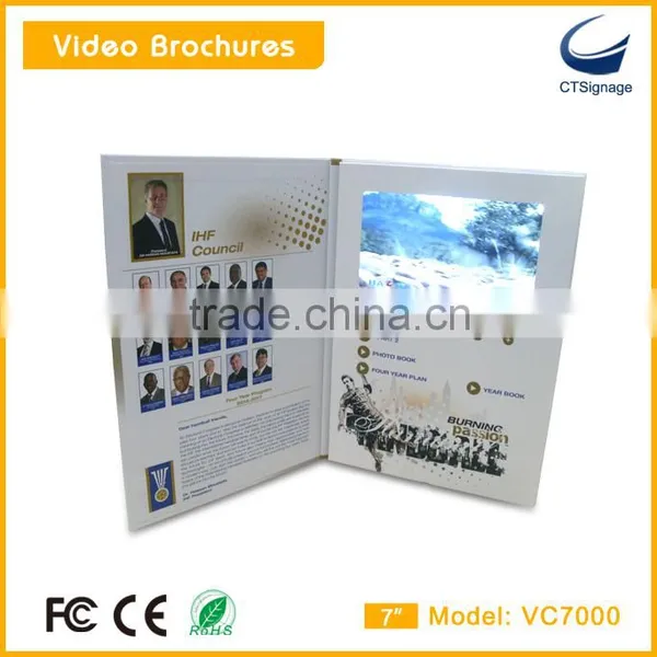 2.4''/3.5"/4.3'/5"/7'/10'' Lcd Video Brochure Card ,greeting Card photo-2