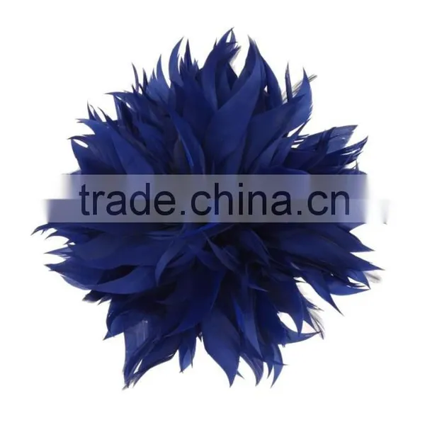Fancy Feather Flower Hair Fascinator/Clip/Barrettes photo-2
