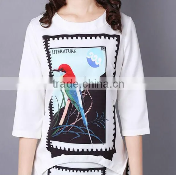 2014 Fashion Stamp Sharped Embroidered Irregular TOP & Skirt (STOCK) photo-5