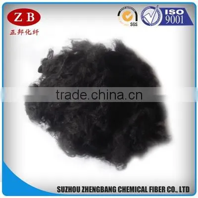 Black AAA Recycled Non Siliconized Polyester Tow photo-2