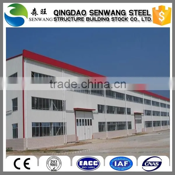 Low Cost Light Steel Structure Prefabricated Warehouse Workshop Building Drawing photo-2