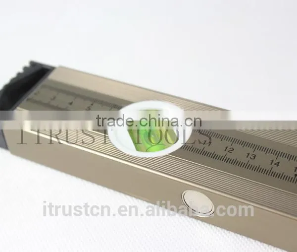 Gauging Tools Aluminium Spirit Level With Ruler and Good Bubble MT2050 photo-3