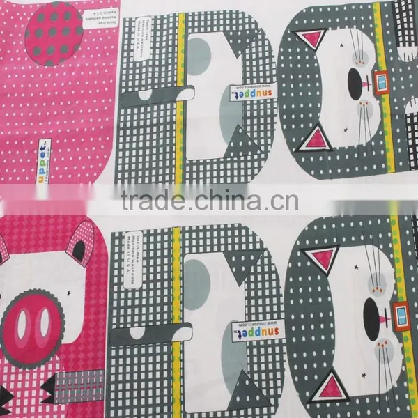 100% Cotton Textile Digital Print Lovely Cat Pattern Poplin Cotton Cloth Fabrics photo-4