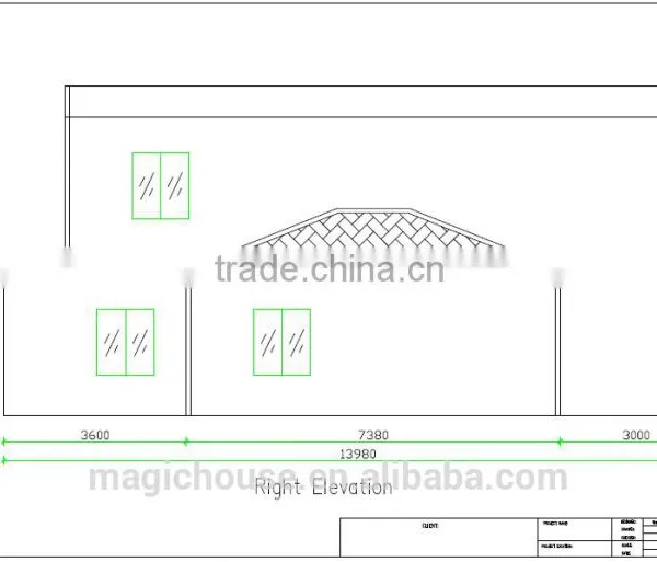 Waterproof Flat Roof Light Steel Villa/luxury Villa House Prefabricated Design/certificated Light Steel Villa photo-6