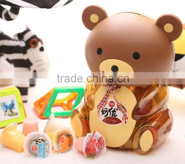 Cute 690 Cartoon tu Mini Teddy Bears Jar Packing Jelly