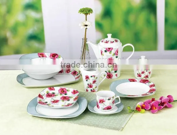 High Grade Porcelain Chinaware Set With Color Box/chinaware Set Ceramic Dinnerware photo-3