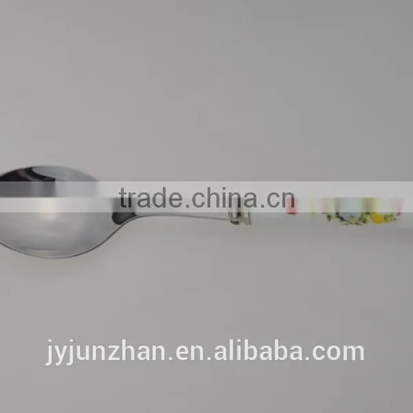Stainless Steel Cutlery With Ceramic Handle Spoon photo-4