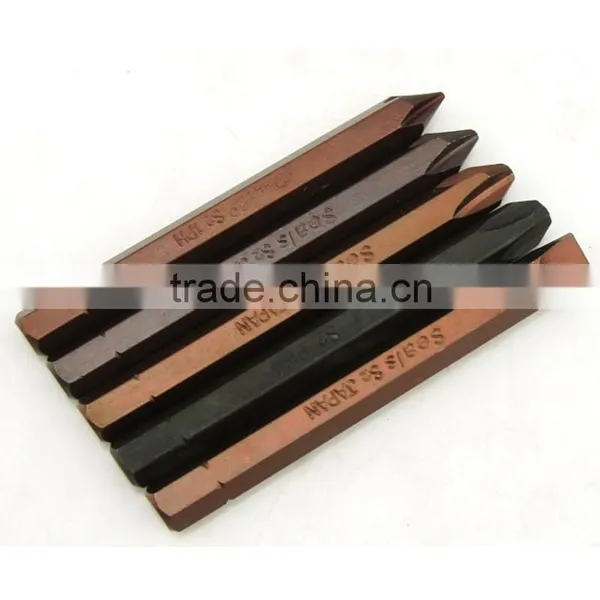 5Pcs Phillips Slotted Screwdriver Bit Set Electric Drill Screwdriver Bits With Magnetic 80MM Length AR-36 photo-4