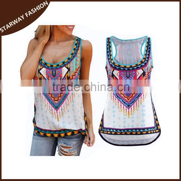 Women's New Fashion Ladies Fancy Sleeveless Tops/