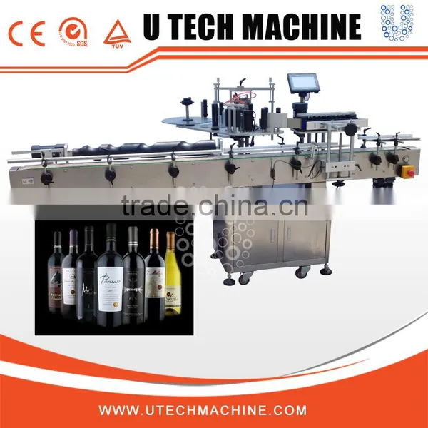 Automatic Round Bottle Labelling Machine,750ml Glass Wine Bottle Labeling Machine photo-2