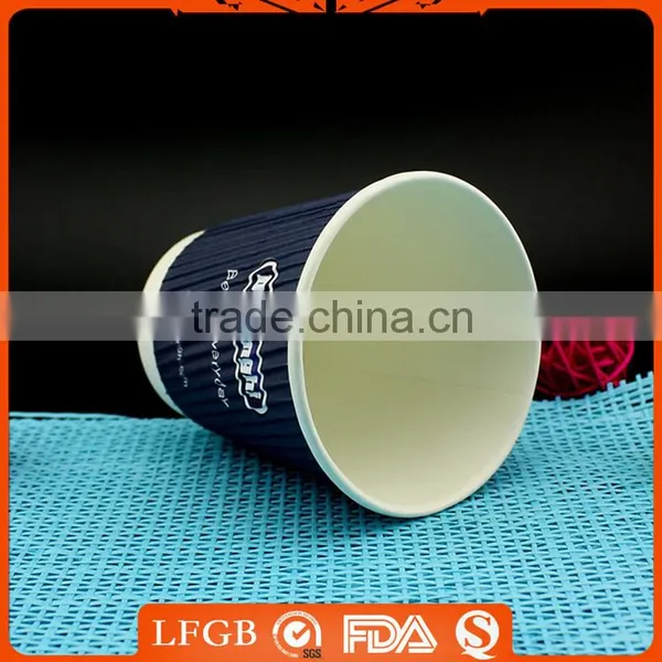 New Style Good Heat-Insulated Corrugated Ripple Wall Paper Cup,corrugated Paper Cup photo-3