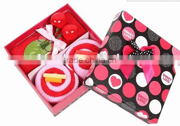 Exports Europe Cake Towel Wedding Souvenirs Towel in Box for Wedding Business Gifts photo-2