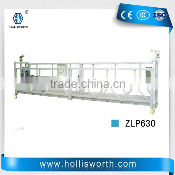 Galvanized /Aluminum Zlp 630 Suspended Platform for Curtain Wall Installation
