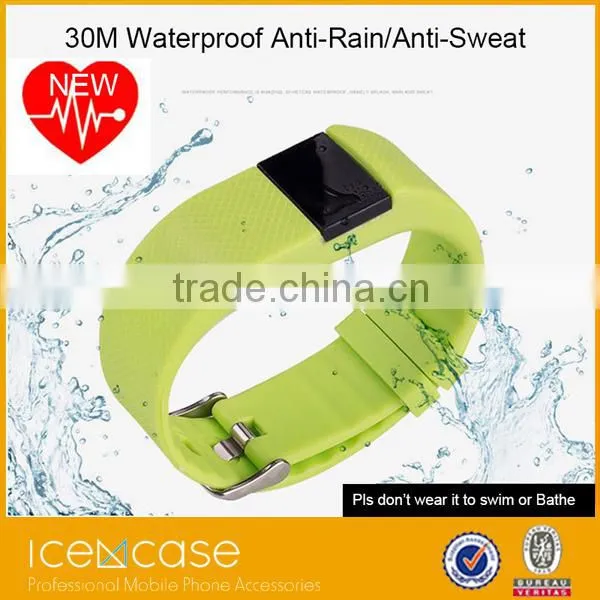 Premuim 1Inch OLED Bluetooth Smart Waterproof Bracelet / Wrist Band Sport 80mAh Smart Watch With Pedometer photo-4