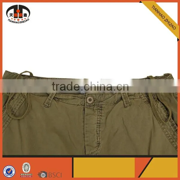 100% Cotton Quality 3/4 Men's Short Pants With Drawstring photo-2