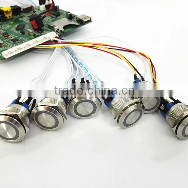 RDB RS232/RS485 Control Motion Sensor Digital Signage Player With LED Push Buttons DS005B-2 photo-3