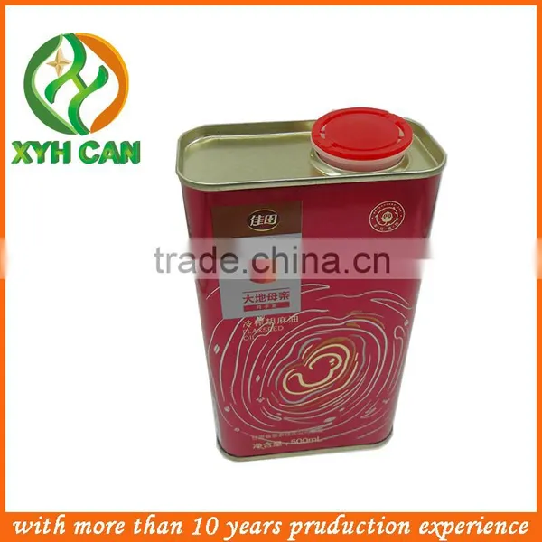 Easy Open End Metal Tin Can for Canned Oil photo-2