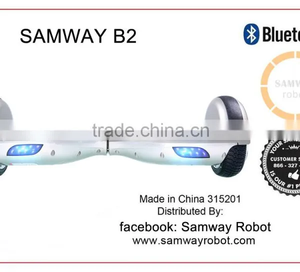 2016 Samway Robot Smart Electric Self Balance Mini Two Wheel Smart Balance Electric Scooter Hoverboard photo-2