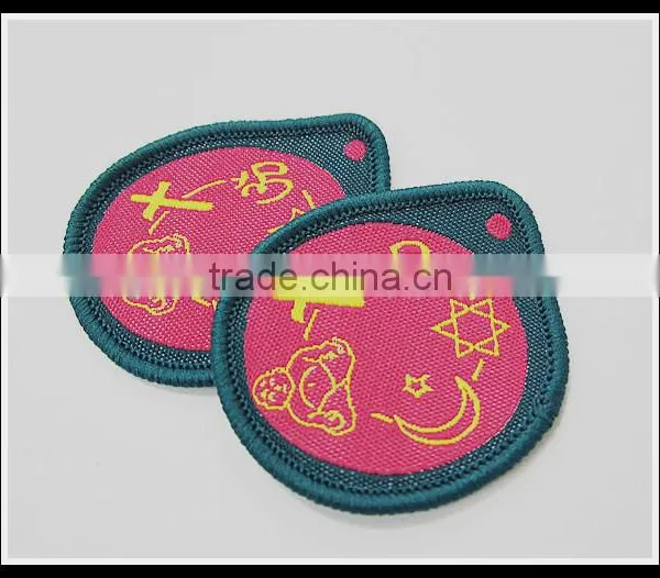 China_Made_Woven_Broadloom_Weaving_Laser_Merrowing_Badge_Embroidery photo-4