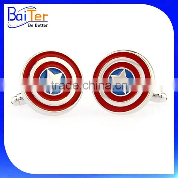 Custom Enamel Logo Round Cufflink,Custom Enamel Cufflinks photo-4