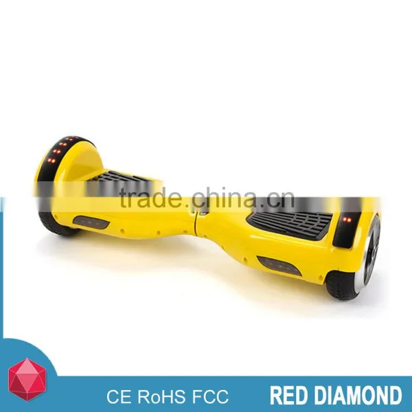 New Arrival 6.5inch Smart 2 Wheel Self Balance Scooter With Rubber Bumpers and Led Lights photo-6