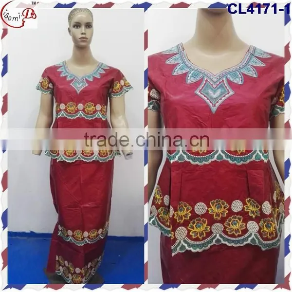 CL4171 Beautiful Good Quality New Design African Bazin Riche for Women