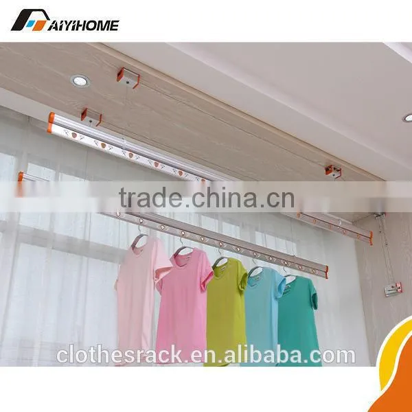Hand Control Metal Hanging Clothes Rack, Wall Mounted Clothes Hanger Rack Aiyi AY-9304 photo-2
