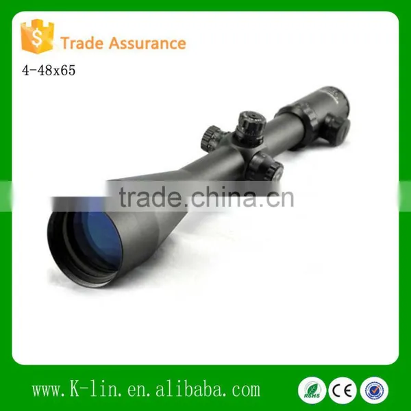 1/8 MOA Countersniper Rifle Scopes,World Longest Zoom Range New 4-48x65 Tactical Scope for High Power Rifles photo-2