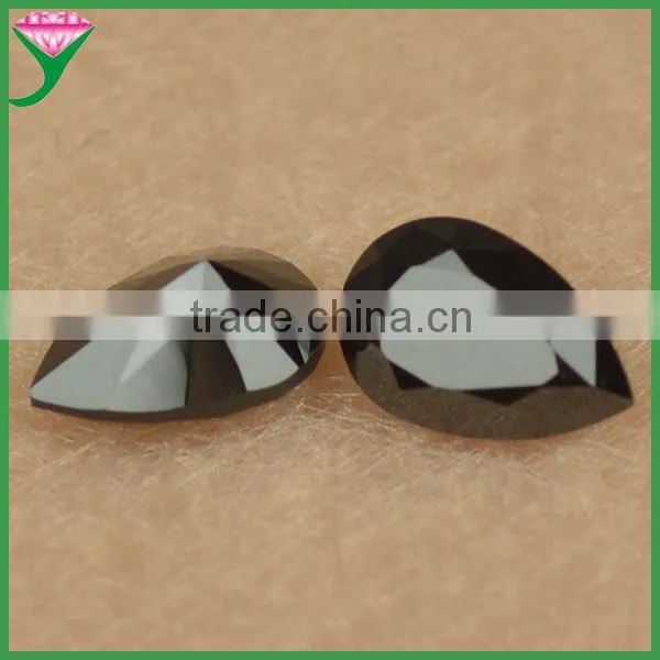 Factory Price Machine Cut Marquise Shape Nano Black Spinel Stone for Wax Set Jewelry photo-5
