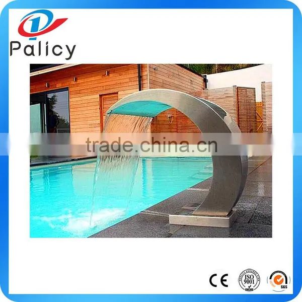 Garden Stainless Steel Decorative Swimming Pool Water Waterfall Nozzle photo-2