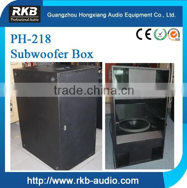 PH-218 Dual 18 Subwoofer Box, pa Subwoofer Box
