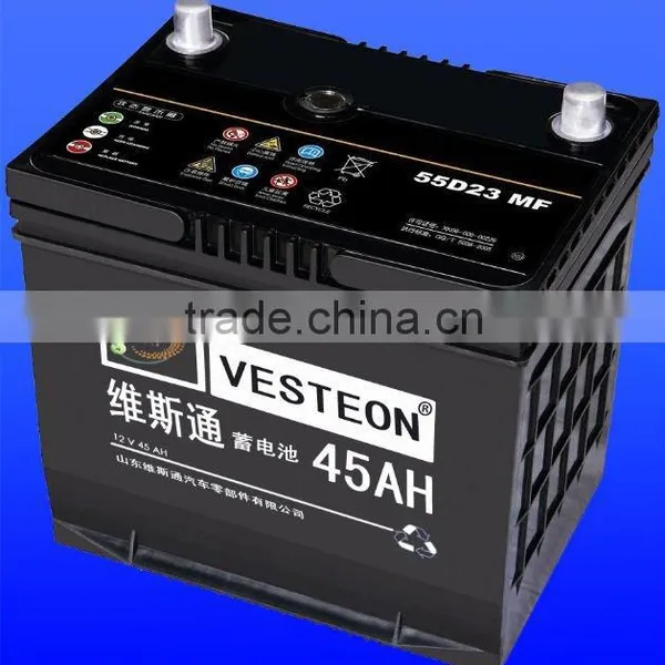 12V60ah mf car battery MF