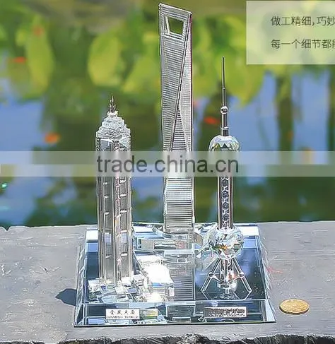 new design 3D the Oriental Pearl Tower crystal model