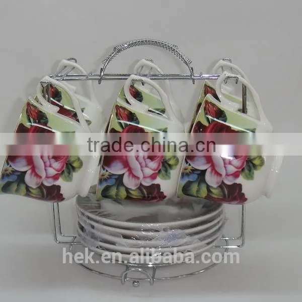 Hot Selling Elegant Colored Cup and Saucer photo-2