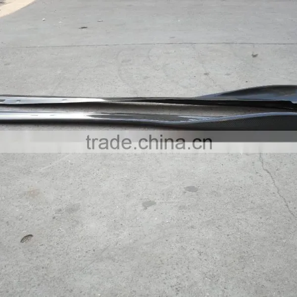 Carbon Fiber CS Bottom Line Style Side Skirt Extension For 2004-2007 Impreza WRX STI 8-9th GDA GDB (pair) CF photo-6