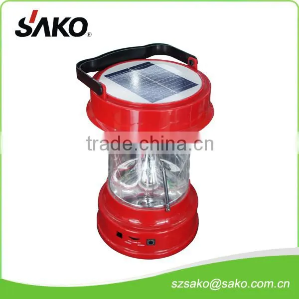 3W Portable Mini Solar Lighting Kit, With 1200AH Battery and 10 in 1 USB Charger, SK-077# photo-2