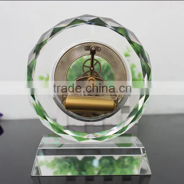 Personalized Crystal Glass Clock Mechanism photo-5