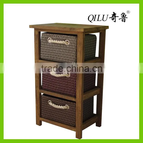 Unit 6 Drawer Storage Wooden Cabinet table