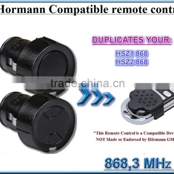 HORMANN HSZ1-868, HSZ2-868 Cloning Remote Control Replacement 868 MHz Fob photo-2