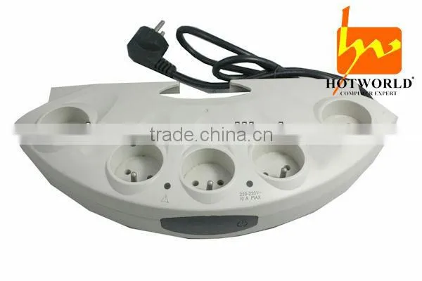 5 power outlets surge protector ,more safety features with master switch !!