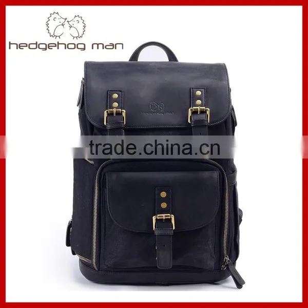 Vintage Leather Duffel Bag 2015 Hedgehog Man Shoulder Baf From Singapore
