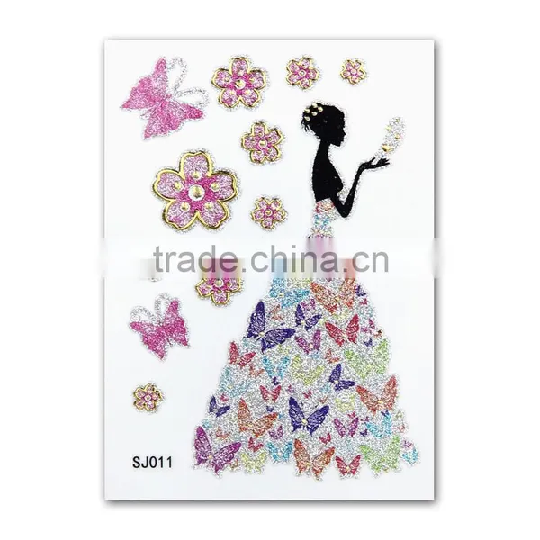 Cute CMYK Mobile Phone Cover Decoration ,temporary Cell Phone Sticker photo-2