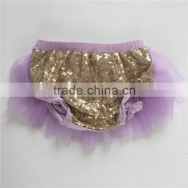 Popular in USA Baby Clothing Wholesale Cotton Baby Bloomers With Chiffon Ruffle photo-3