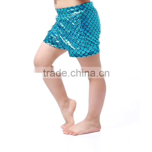 Girls Clothes Mermaid Children Shorts Set photo-5