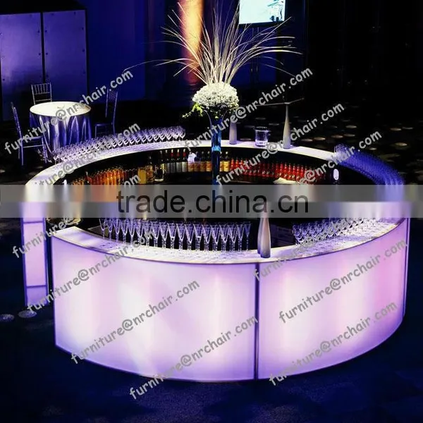 Acrylic Led Illuminated Light Up Bar Table photo-2